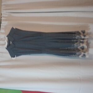 New! NWT DRESSBARN Chambray and Lace Dress XL